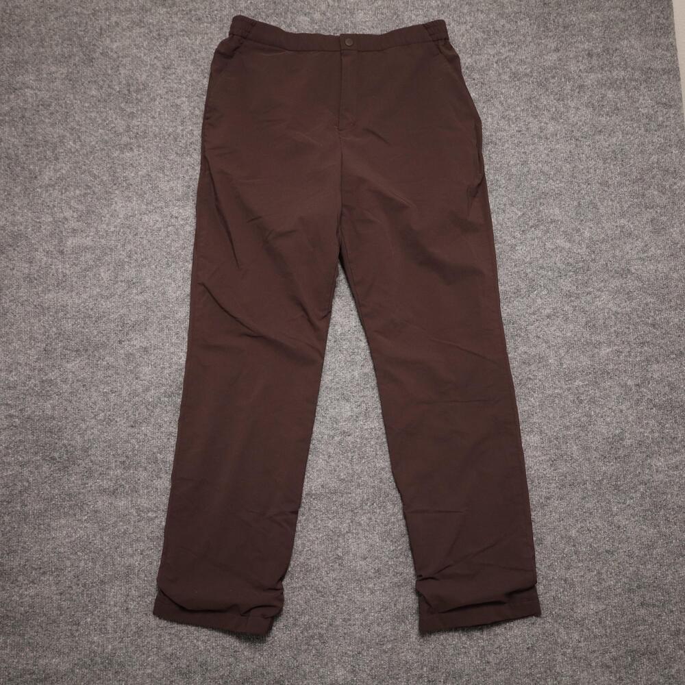 Uniqlo Pants Mens 29x30 Brown HEATTECH Thermal Lined Stretch Chino Casual